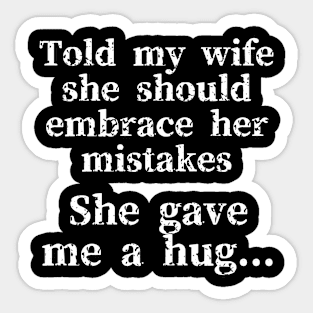 Marital Embrace Couture Sticker